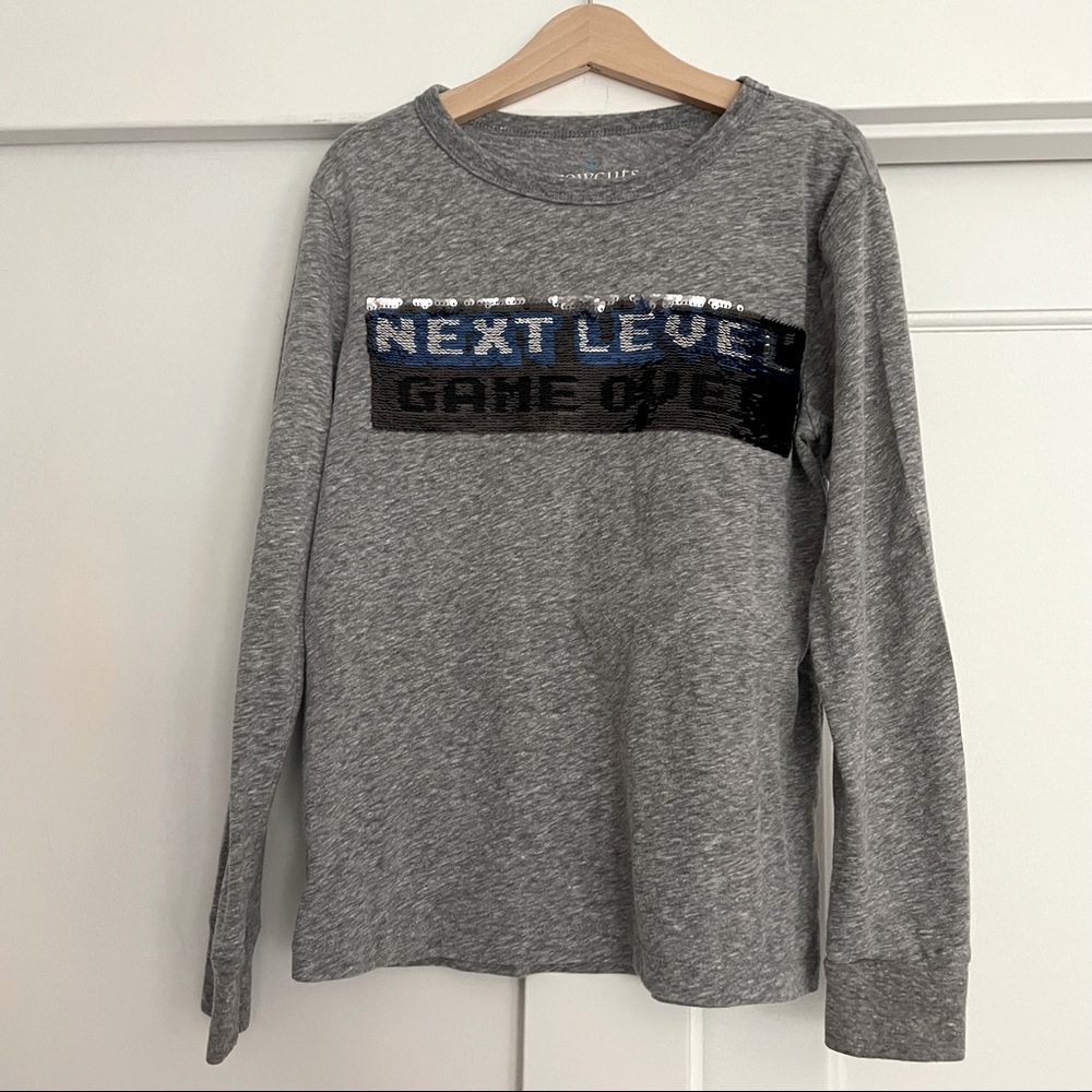 Crewcuts Next Level / Game Over Sequin Flip Top 8